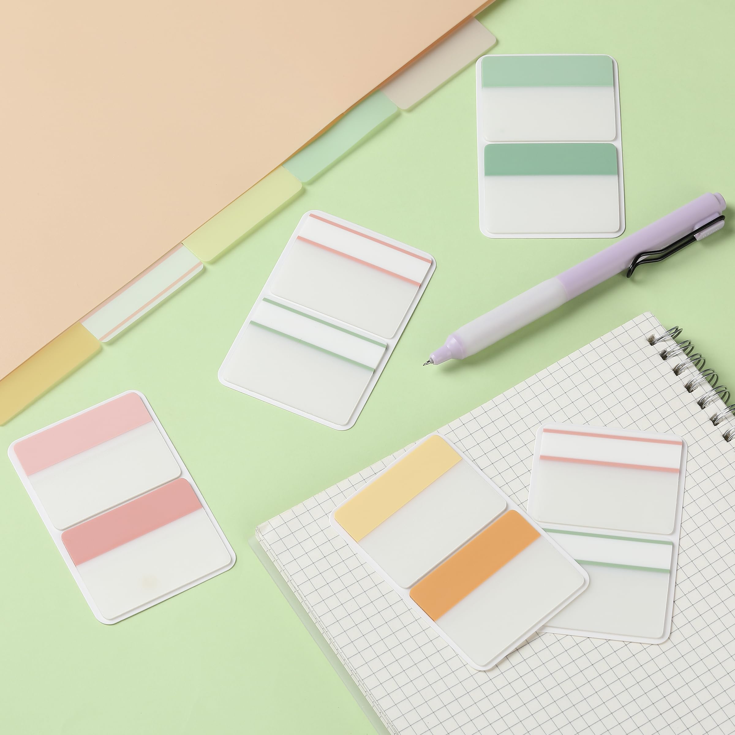 Mr. Pen- Sticky Index Tabs, 500 Pcs, 21 Sets, , Writable Colored Pages Markers Labels for Reading Notes, Books, Binders, Notebook, Folders and Classify Files, Water-Resistant: Boho