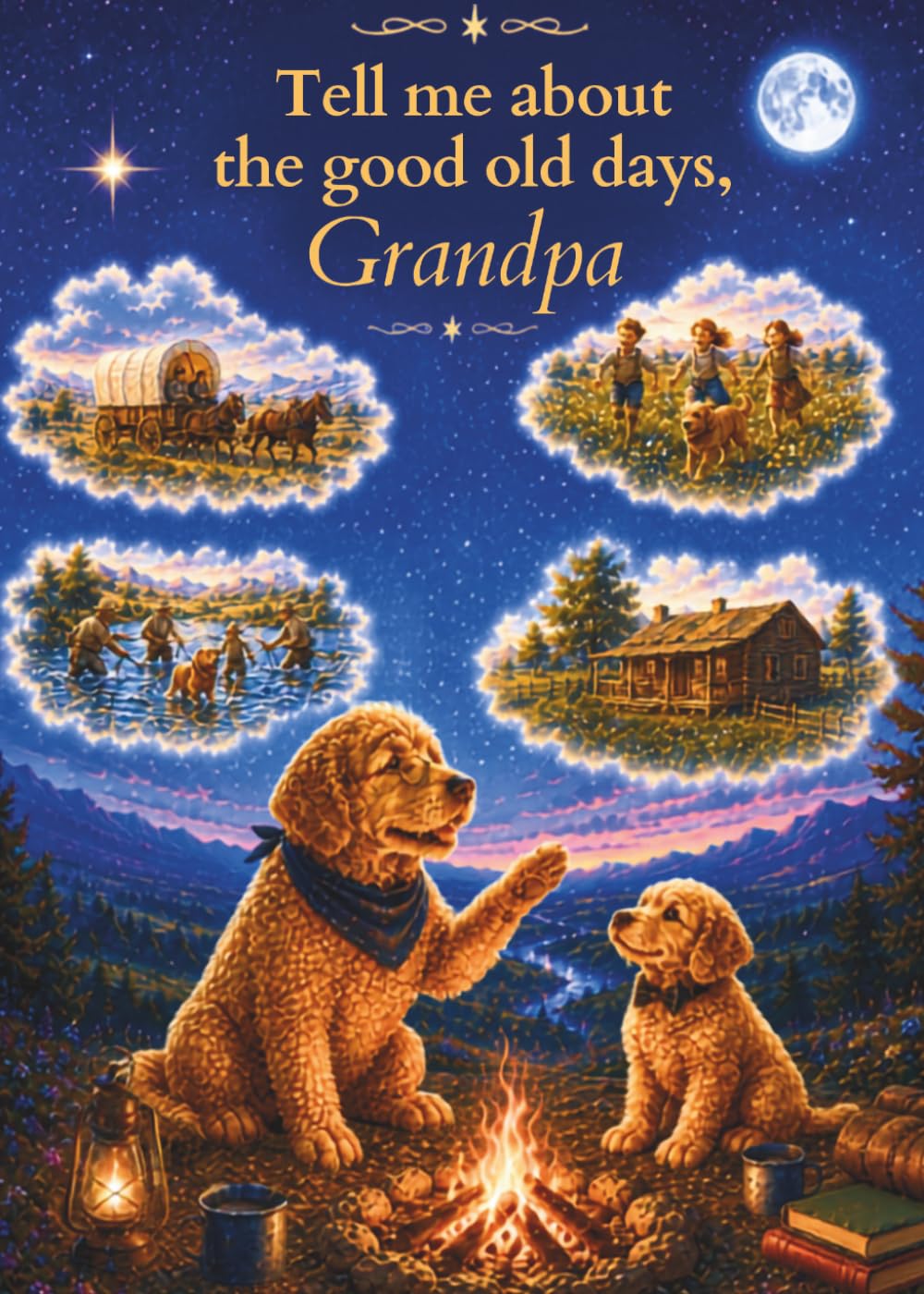 Tell Me About the Good Old Days, Grandpa: Book One: Wagon Trails and New Beginnings (The Good Old Days Trilogy)