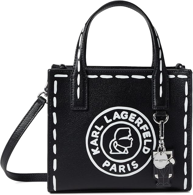 KARL LAGERFELD Printed Nouveau Small Tote Bag