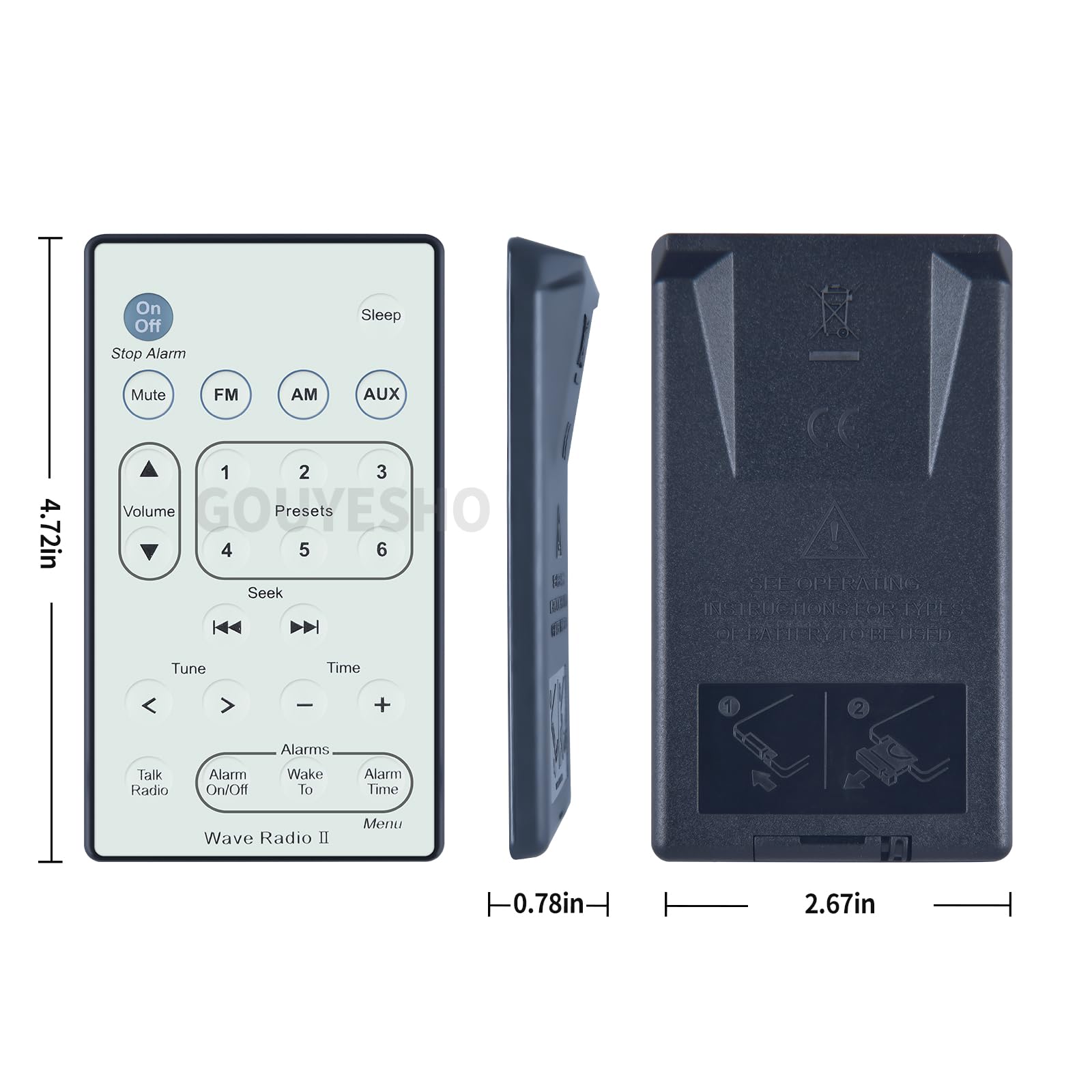 Amazon.com: ZWP Replacement Remote Control fit for Bose Wave
