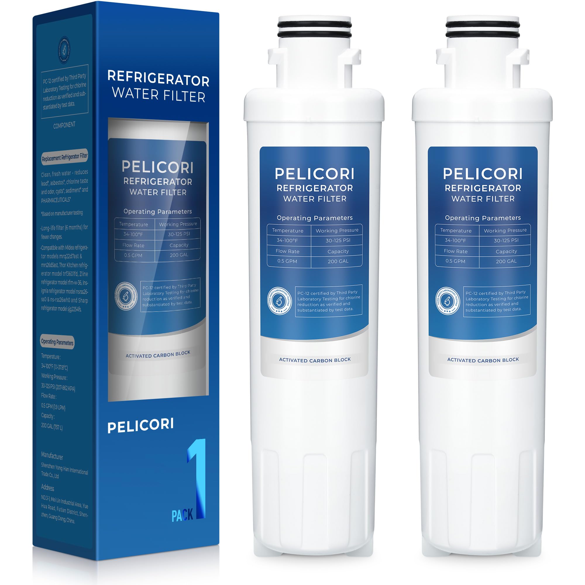 Amazon.com: PeliCori MIWF6200 Water Filter, Compatible with Midea