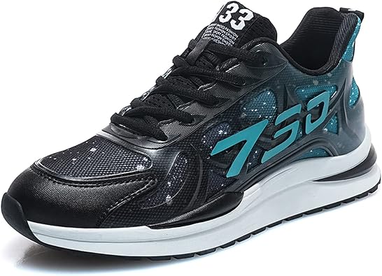 Mens Elevator Sneakers 2.36 Inch Invisible Height Increasing Lace up Fashion Sneakers