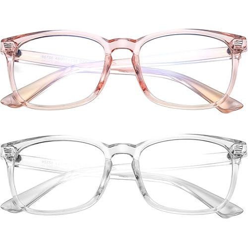 Hycredi Kids Blue Light Blocking Glasses，Anti Eyestrain & UV Protection, Computer Gaming TV Phone Glasses for Boys Girls