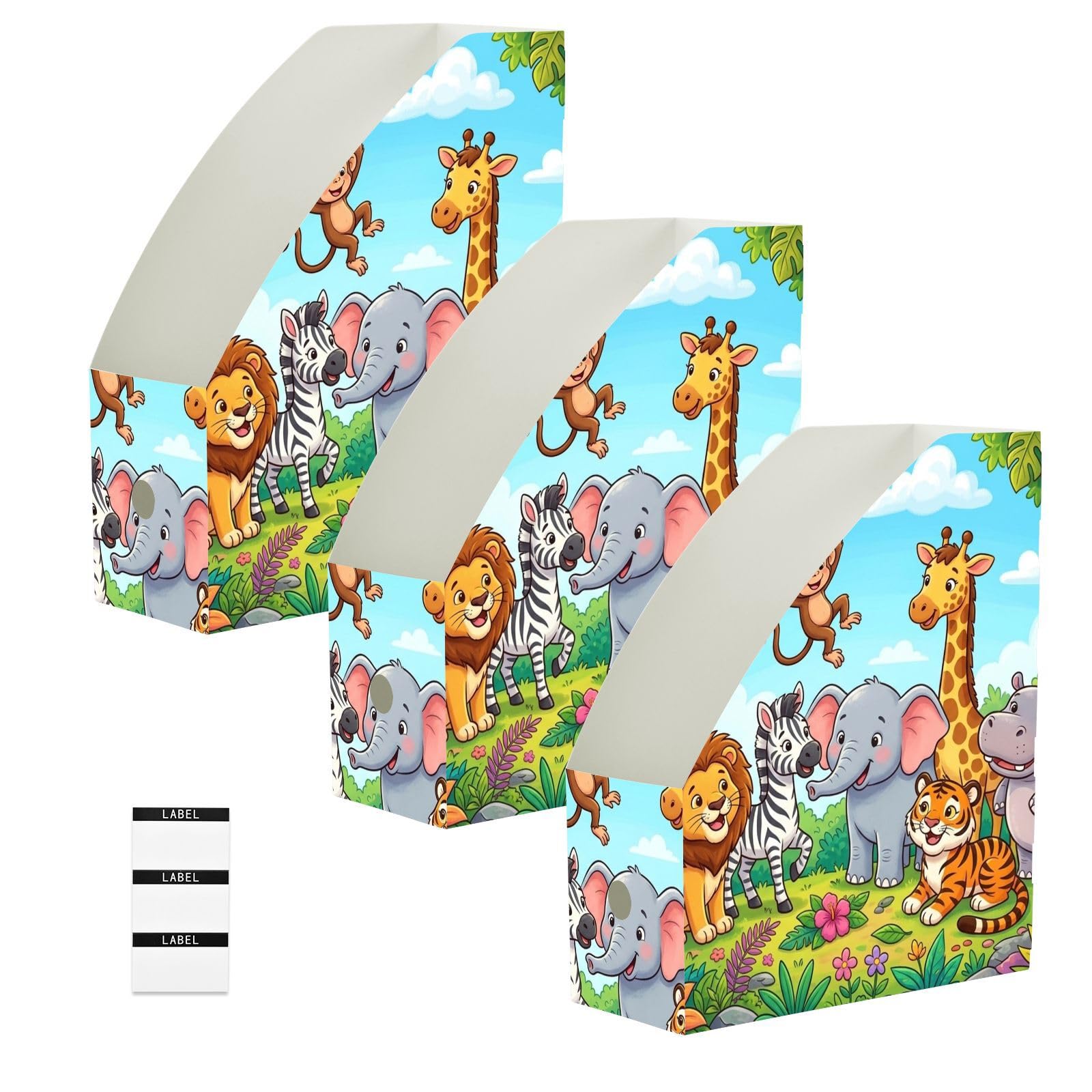 Porte-documents en forme d'animal mignon sans outils Bleu
