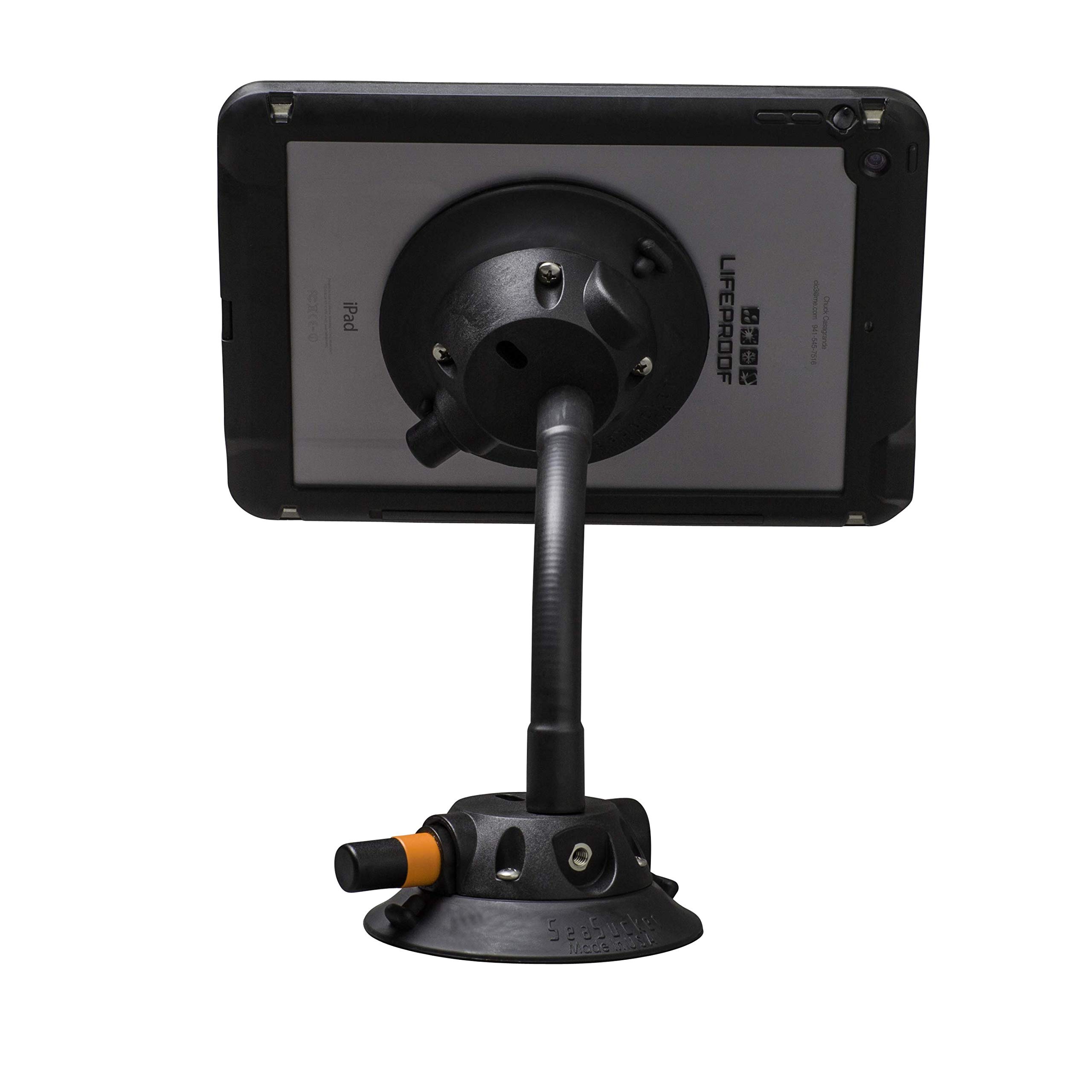 SeaSucker Naked Flex Mount W/Custodia da Viaggio, Nero