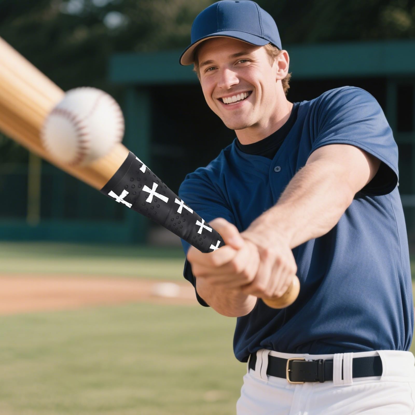 Cinta de Agarre para Bate de Béisbol, Precortadas Antideslizantes, Softbol, Accesorios Cristiano