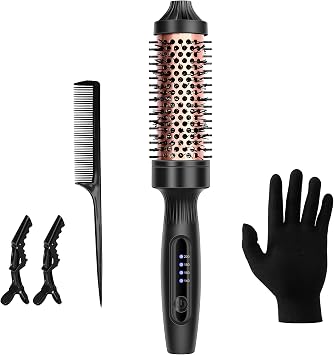38mm Heated Thermal Brush, Heating Hot Round Comb for Hair Styling