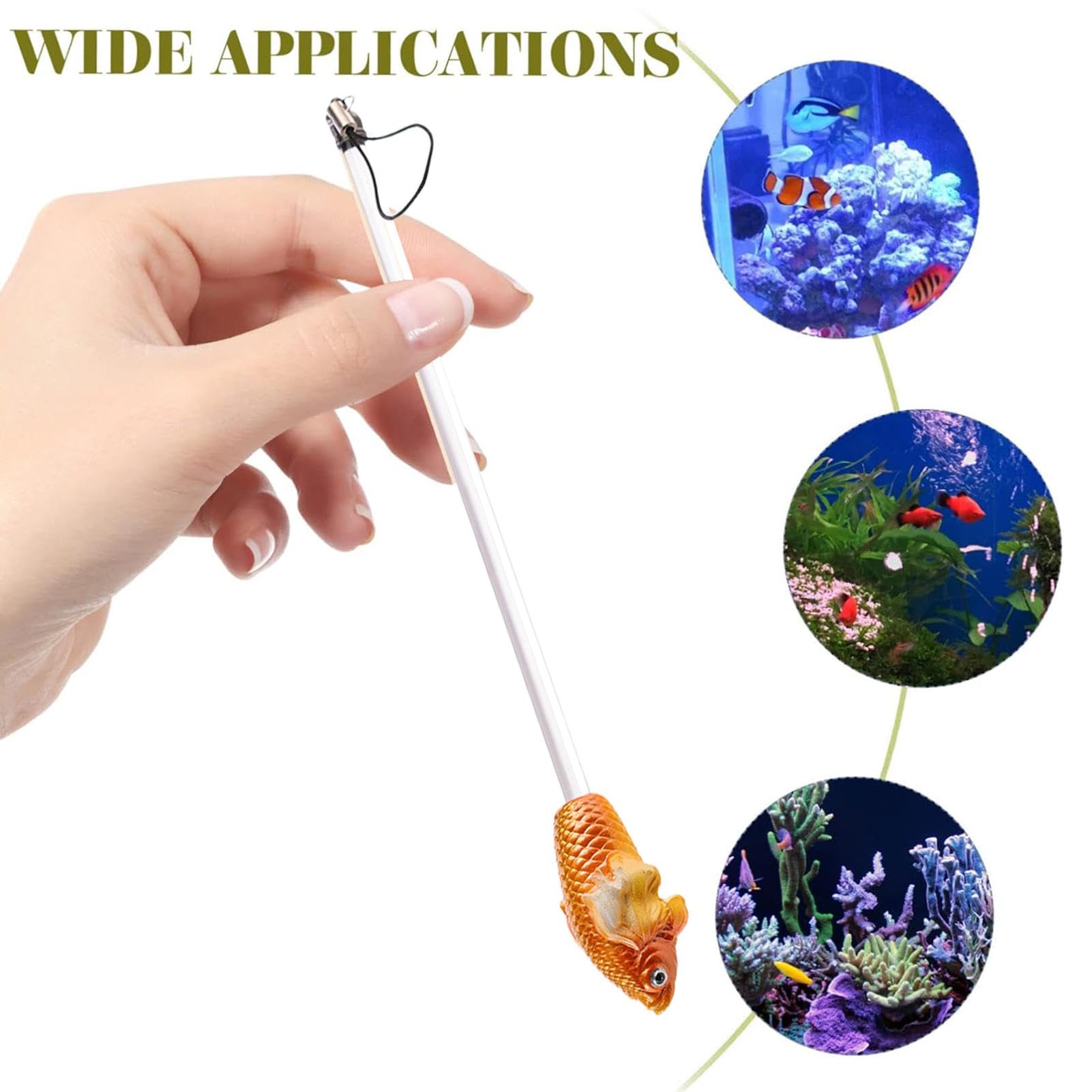 Bâton D'Entraînement Pour Betta - Accessoire D'Aquarium Pour Stimuler Et Jouer Avec Ton Poisson Combattant