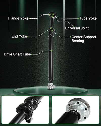 Vista 20 de SCITOO Longitud del eje de hélice del eje de transmisión delantero 36.2 pulgadas compatible con 2001-2004 para Jeep Grand para Cherokee 4.0L