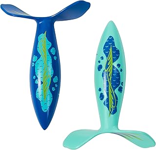 SwimWays Swirl Divers Kids Fish-Shaped Pool Diving Toys (2 Pack), Bath Toys & Pool Party Supplies for Kids Ages 5 and Up