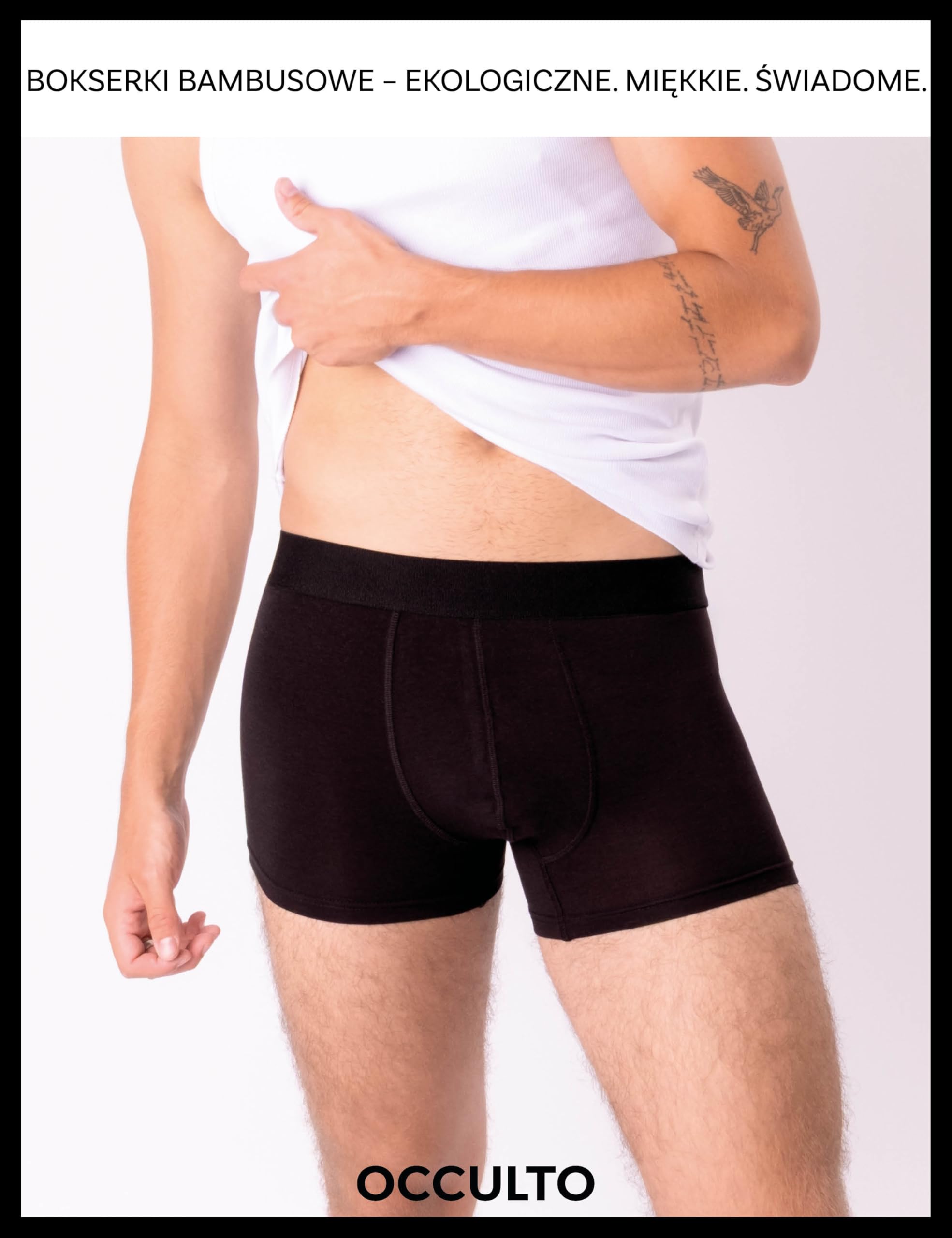 Occulto Bokserki Bambusowe Męskie 5 pak (model: Bryan)