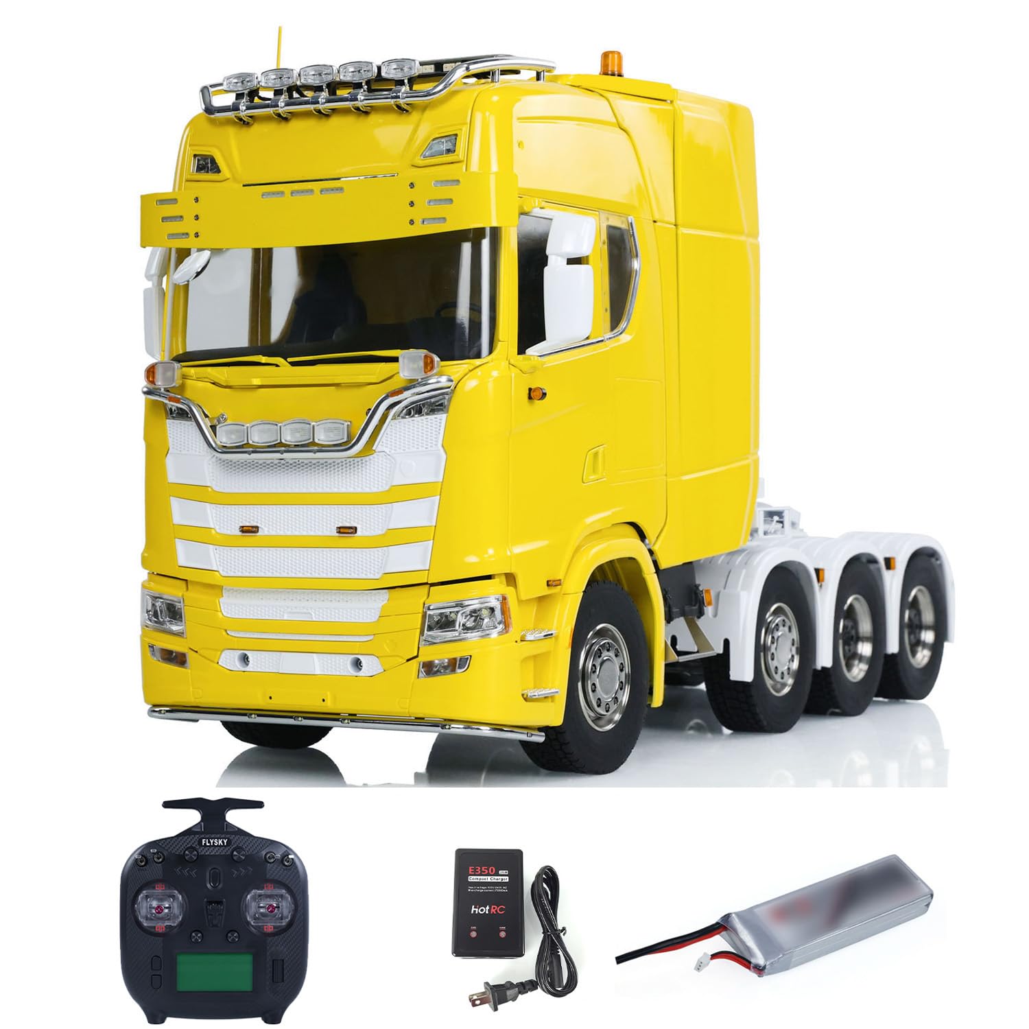 Buy 1/14 8x8 RC Tractor Truck 770S RTR Electric Car Metal Chassis 3