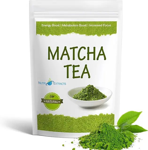 Ceremonial Matcha Green Tea Powder 100g - Premium Grade for Lattes & Smoothies