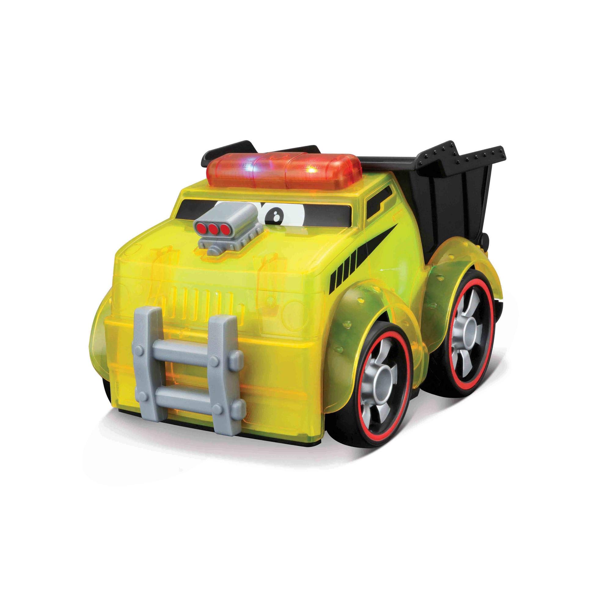 Bburago B16-89007 BB Junior Push & Glow, Camioncino Con Luci Per Bambini Prescolari, Colori Assortiti