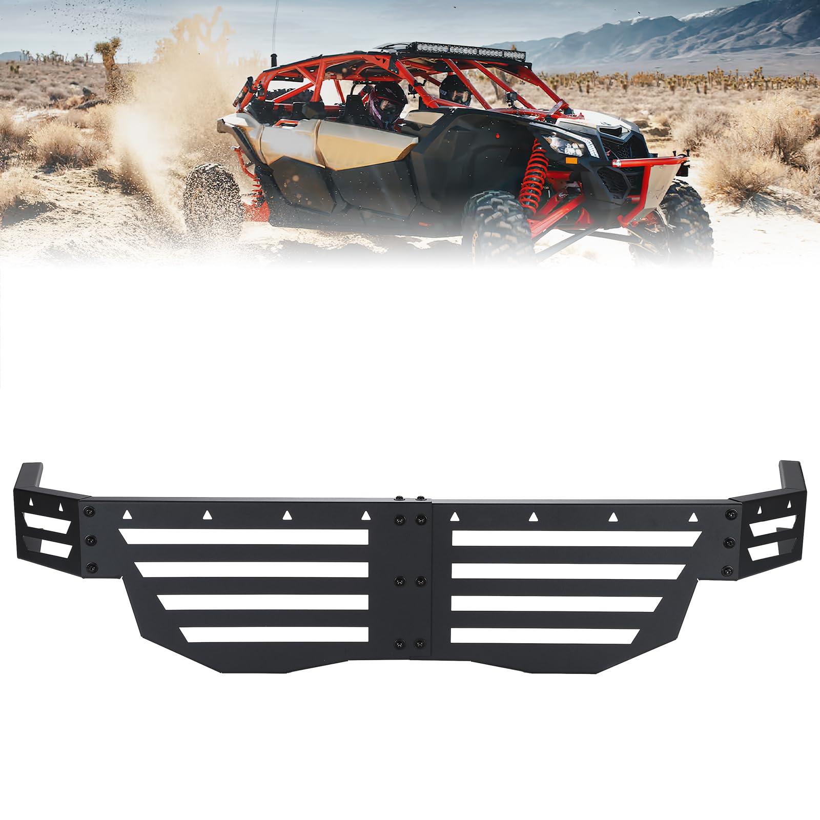 KEMIMOTO X3 - Puerta trasera compatible con Can-Am Maverick X3 y Max 2017-2026, accesorio de extensión segura de carga