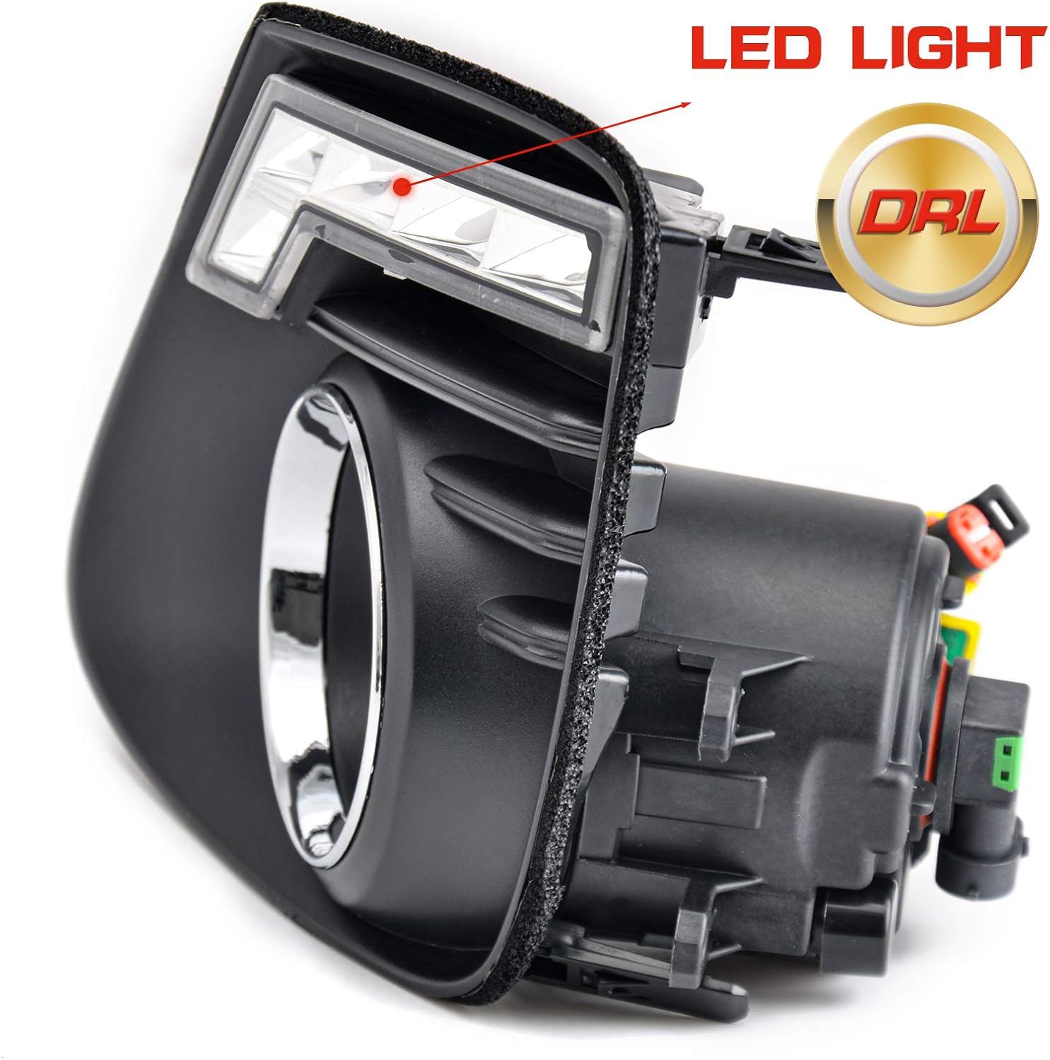 DLAA Fog Lights DRL Led & Halogen Bulbs for Toyota Corolla/Altis 2011 2012 2013 Fog Lamps Assembly Replacement