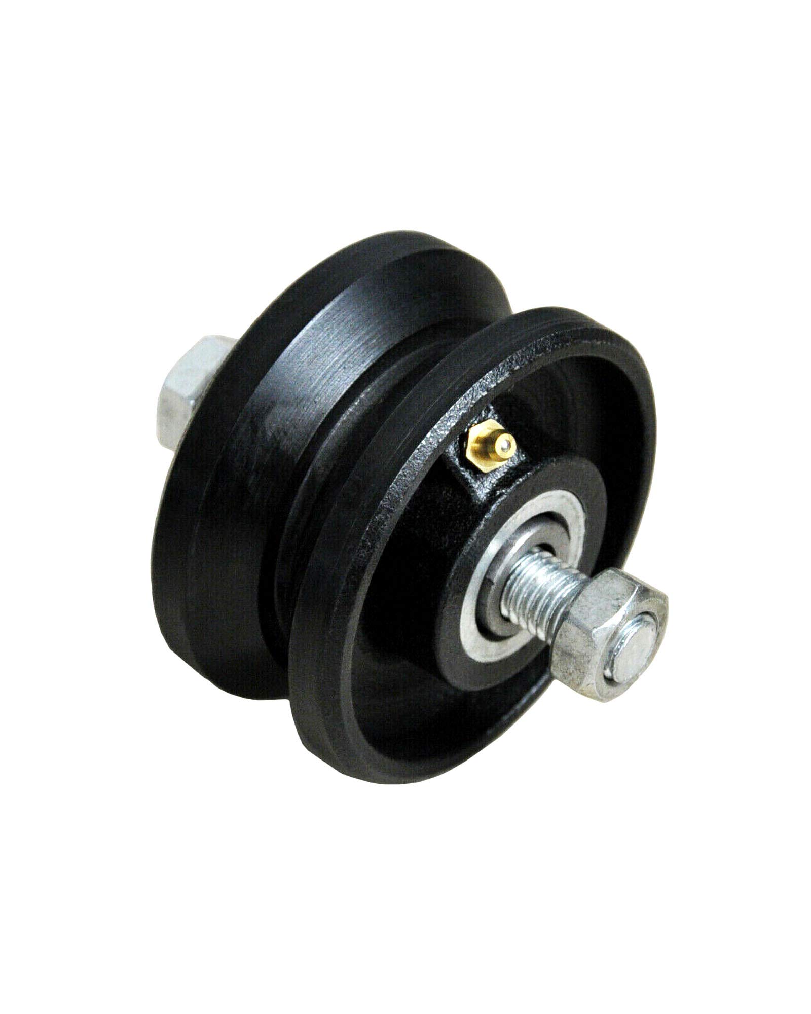 Buy 4" inch V Groove Caster Cast Iron Wheel V Groove Caster Wheels
