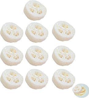 Fatias naturais de bucha, fatias de luffa corta kit de bucha produtos de fabricação de sabão orgânico, fatias de bucha de 4-6 cm, ferramentas de sabão personalizáveis DIY, suprimentos de sabonete de esponja caseiro feito à mão Pengzi