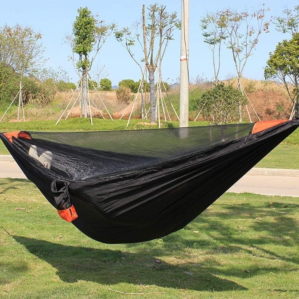 Hamaca mosquitera extraíble mosquitera Hamaca Exterior Hamaca de Nailon Ultraligera Malla de cifrado(Armygreen)