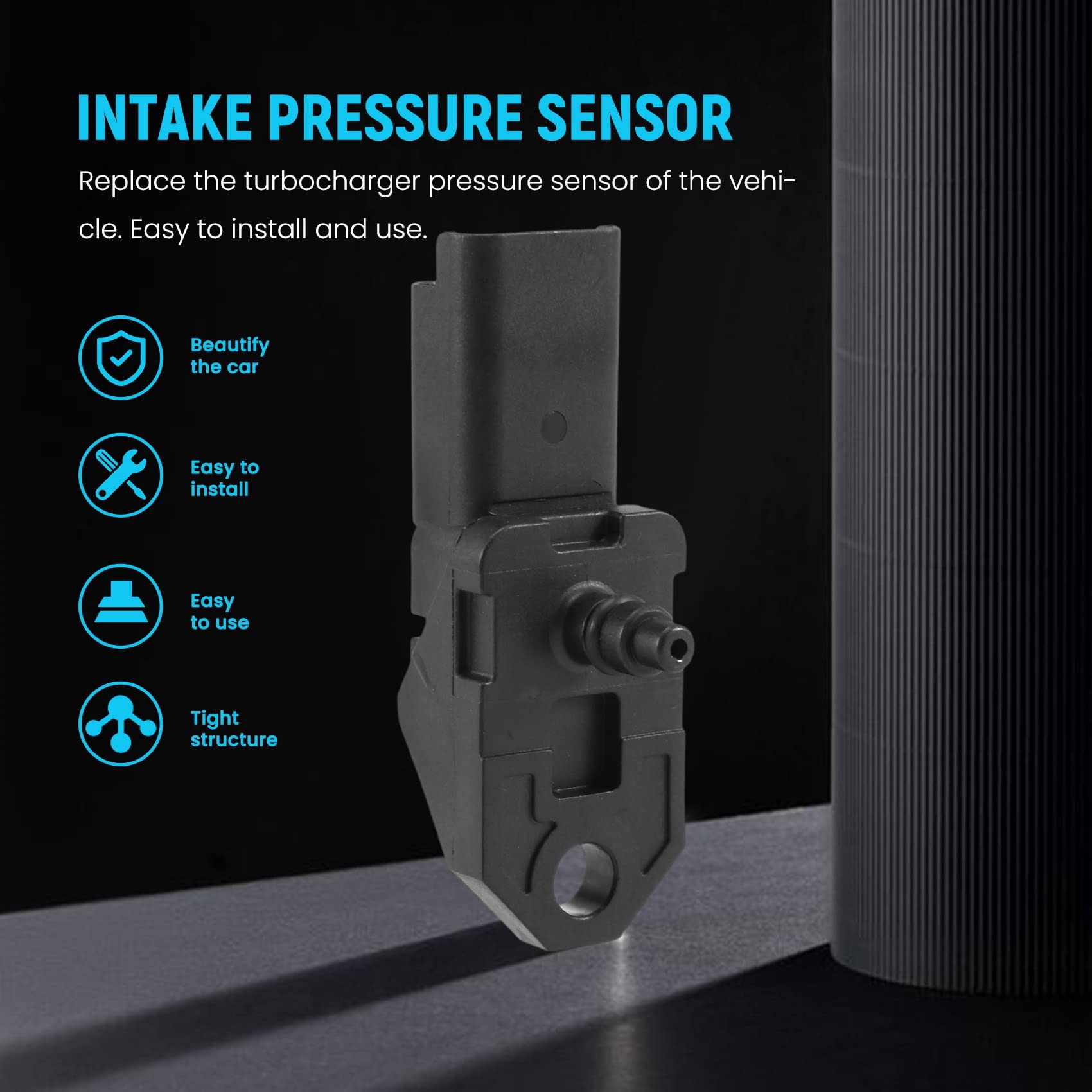 Melairo 2,5 Bar Collecteur Pression De Suralimentation Turbo