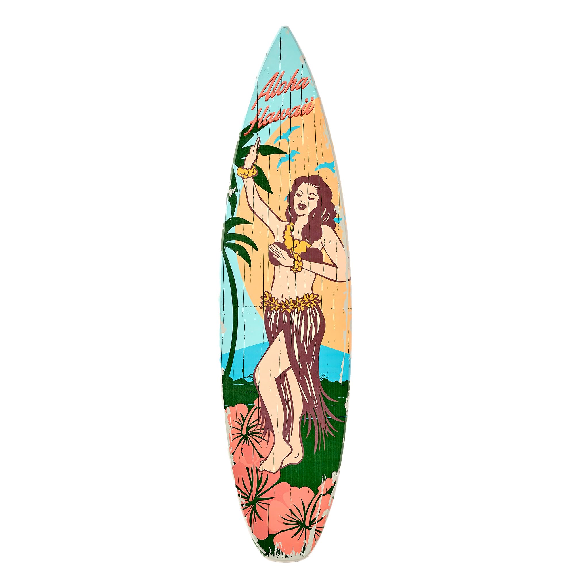 Amazon.com: American Art Decor Aloha Hawaii Surfboard Plaque Wall