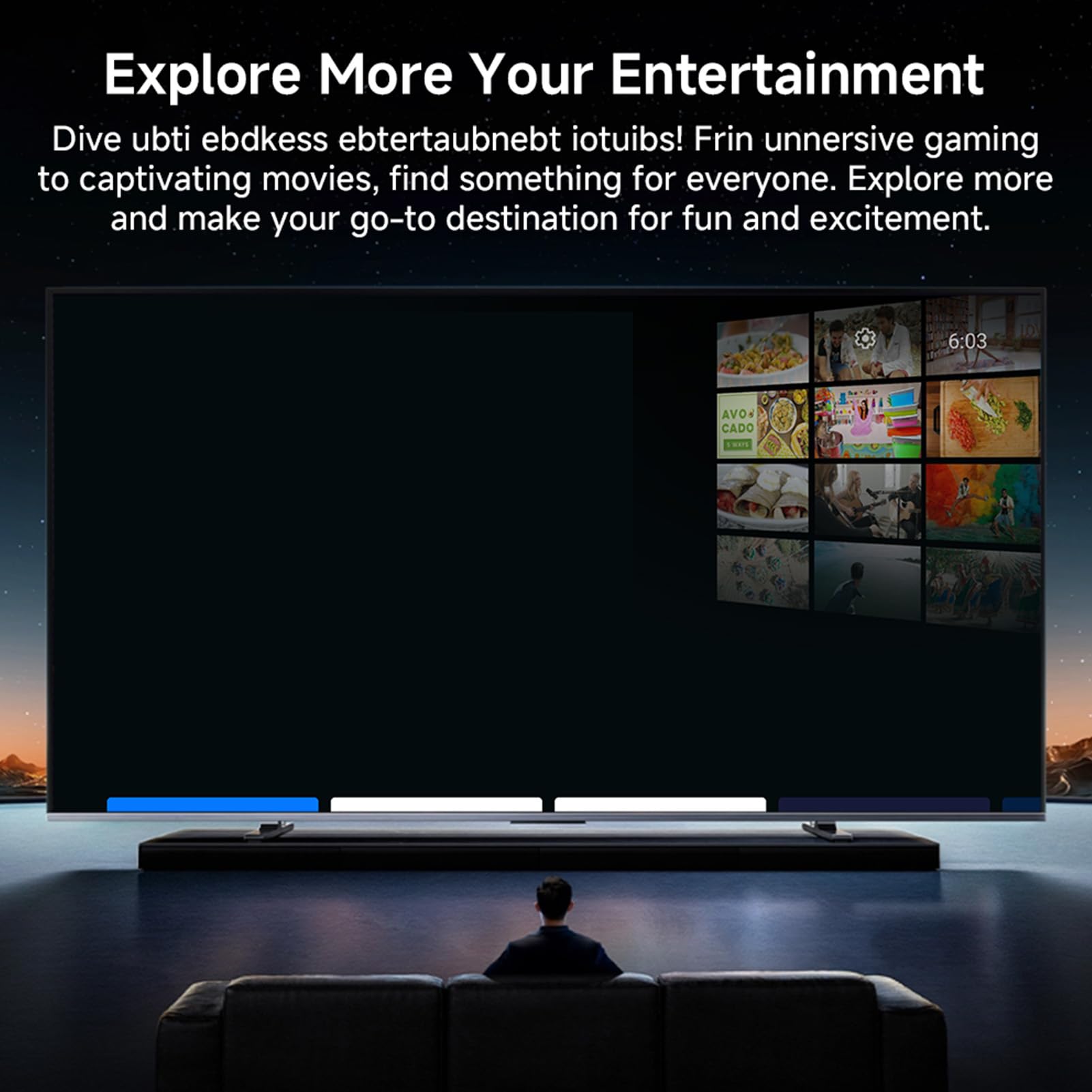 Bewinner TV Box 4K z Czterordzeniowym Procesorem, 2 GB RAM 16 GB ROM Odtwarzacz Multimediów Strumieniowych do Rozrywki 4K UHD i Gier z Systemem Android w Telewizji (wtyczka UE)