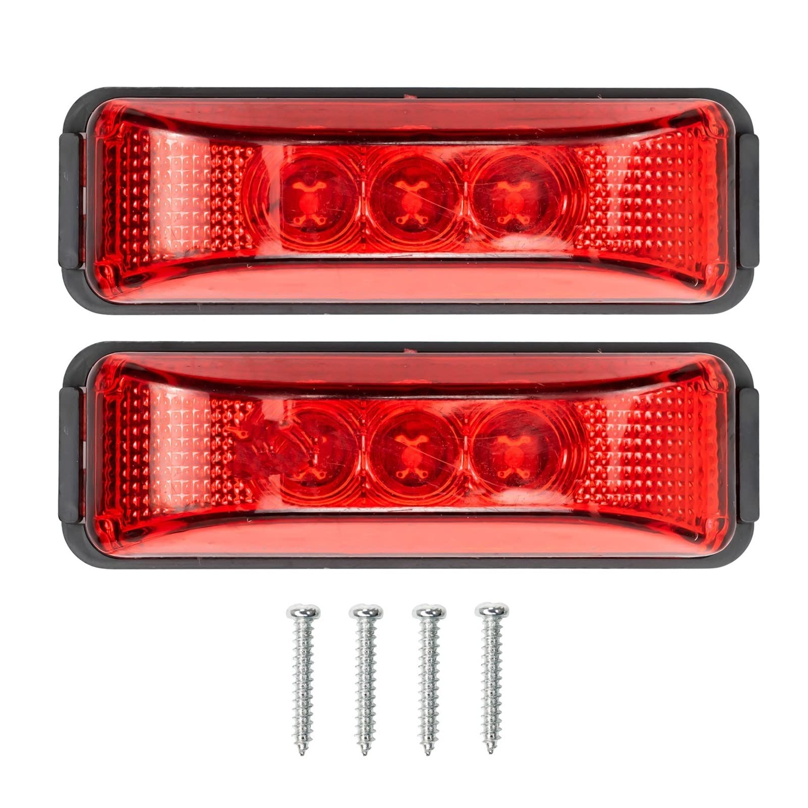 Luces traseras 3 Luces - De Posición Lateral, Lámpara Indicadora, Autobús, Camión, Remolque, Camión, Caravana, 12-24V, Camioneta, Remolque, Guardabarros, Luz Trasera