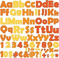 Vista 17 de 260 piezas de letras en blanco y negro para tablón de anuncios de aula, paquete combinado de letras de 4 pulgadas, juego de puntos y rayas