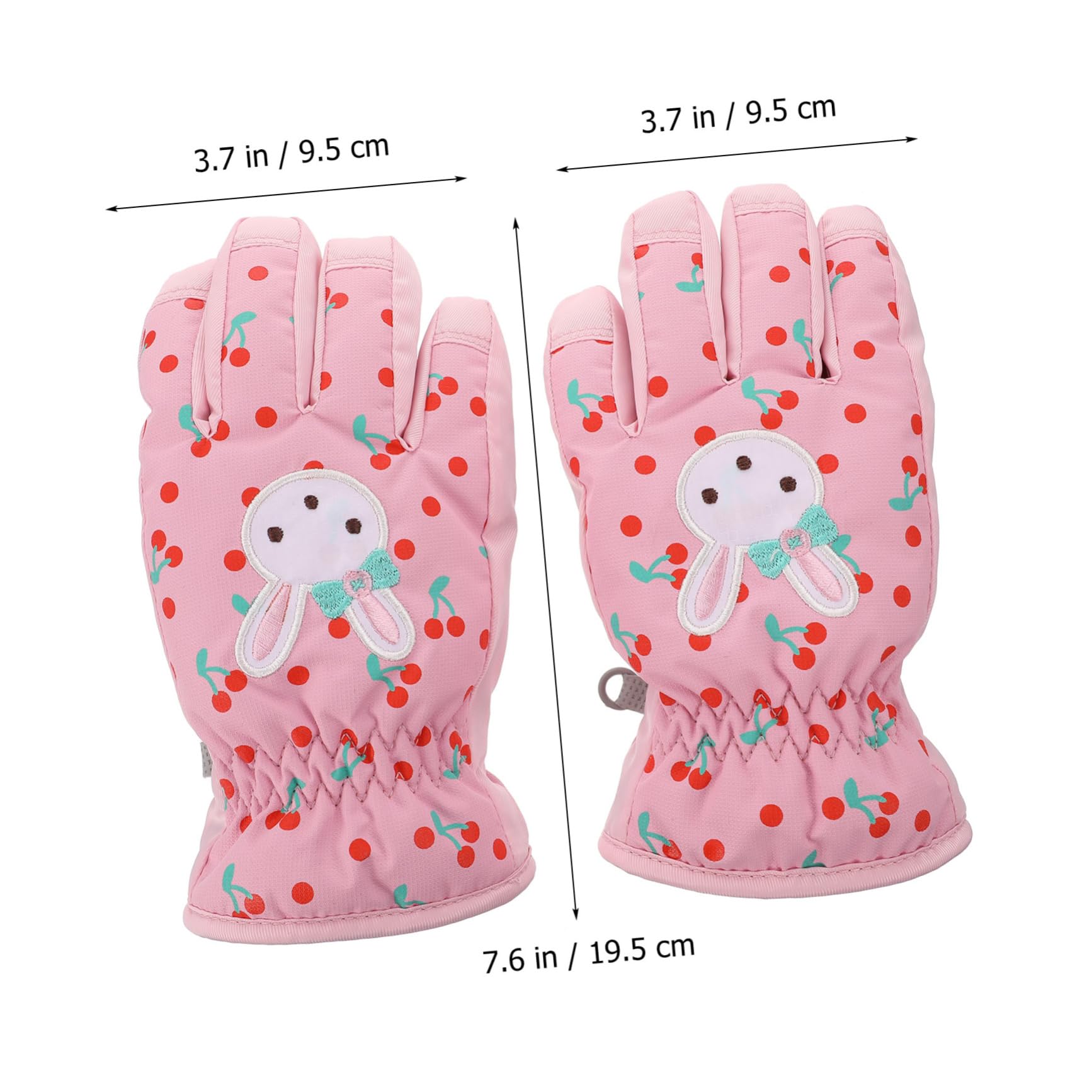 BESPORTBLE Guantes De Esquí Niña Guantes Impermeables De Snowboard para Niños Calientes para Niños Mitones De Esquí Mujer Guante De Invierno para Rosa Paño
