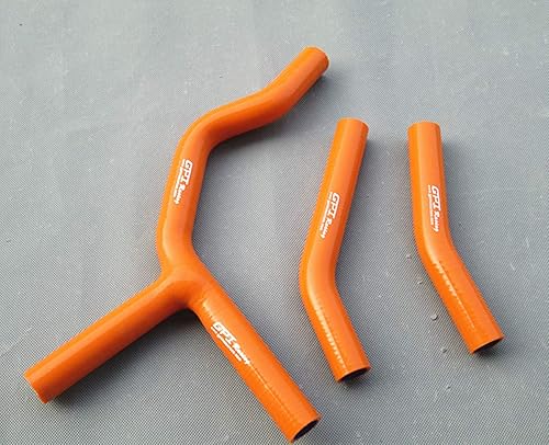 Manguera de silicona para radiador compatible con KTM 200250300 EXCXC 2004-2007 2005 2006 naranja