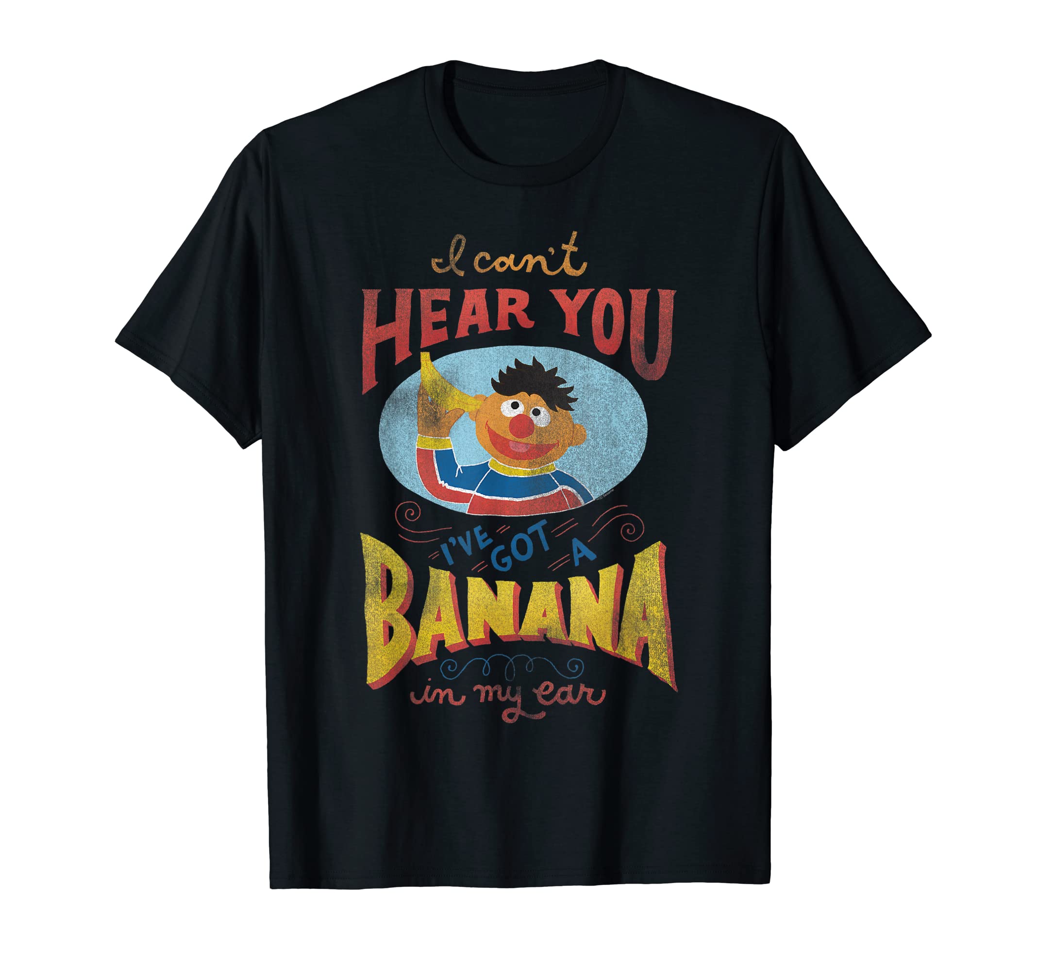 Sesame StreetErnie Banana in my Ear T-ShirtOEKO-TEX STANDARD 100