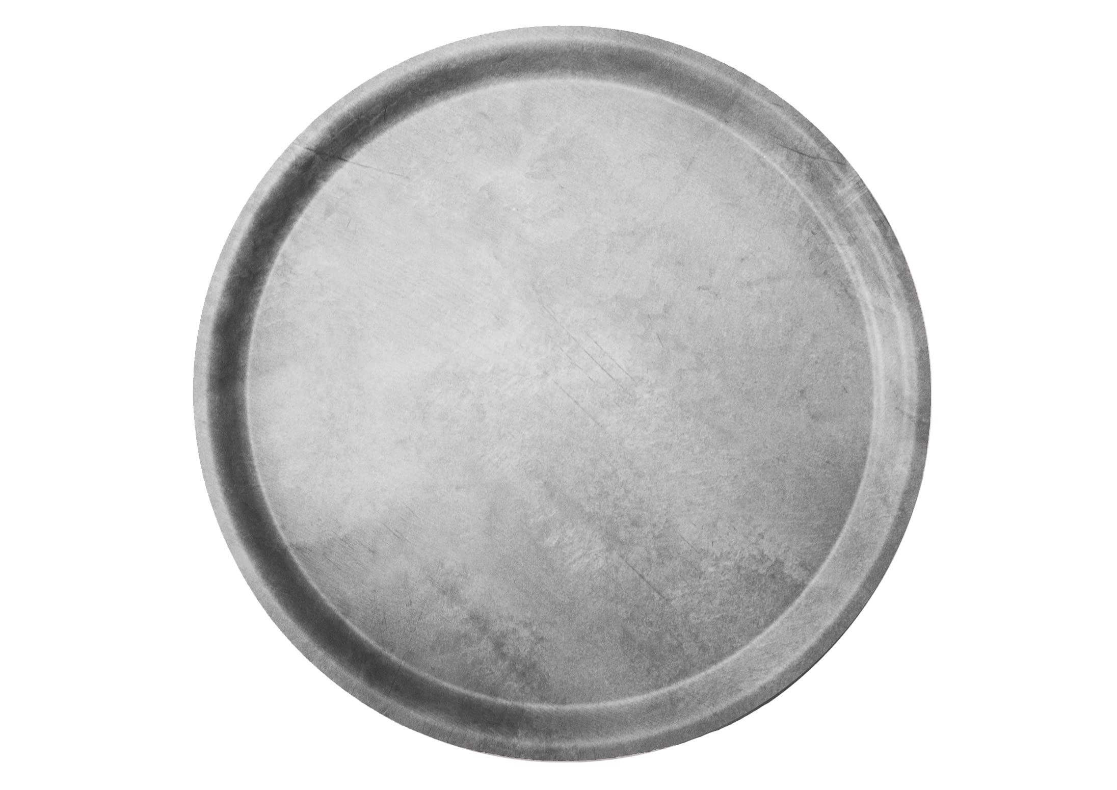 Puro Round Serving Tray 36cm Wood Effect Sof Touch Finish Sustainable Materials (Concrete)