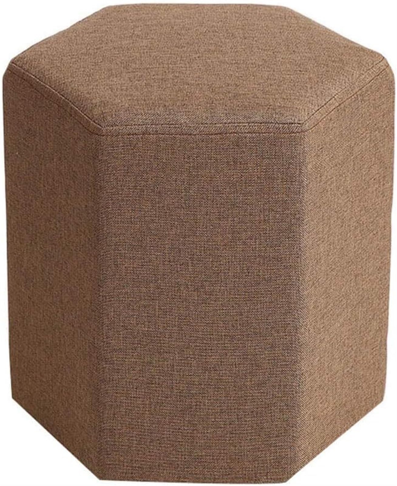 Pouf Ottoman Hexagonal Arc-en-Ciel : Tabouret rembourré et repose-pieds de salon