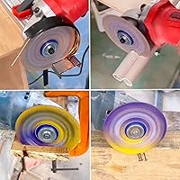 Vista 8 de 2 hojas de sierra circular de corte de madera, disco de corte para sierras de mesa, hojas de amoladora angular multifuncional, hoja de sierra