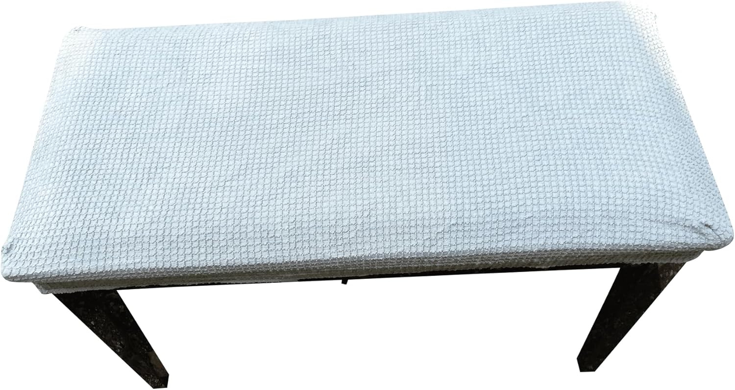 Waterproof Dining Bench Cover Protector (49x17, Charcoal)