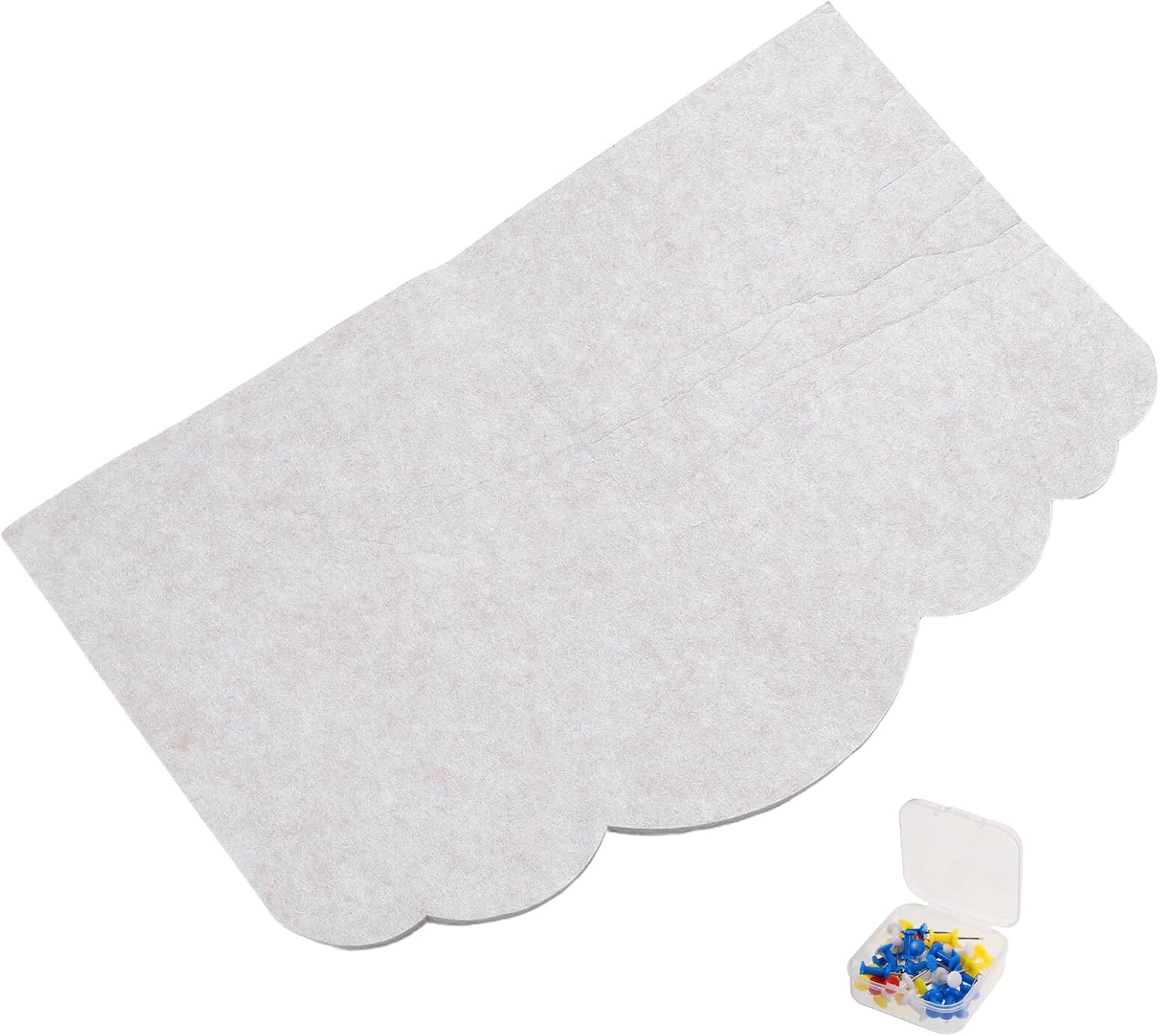 Healifty Creative Self-Adhesive Decorative Felt Bulletin Board 40x60cm Light Camel Felt Pin Board for Photo Display Home Wall Decor Office Memo Notes