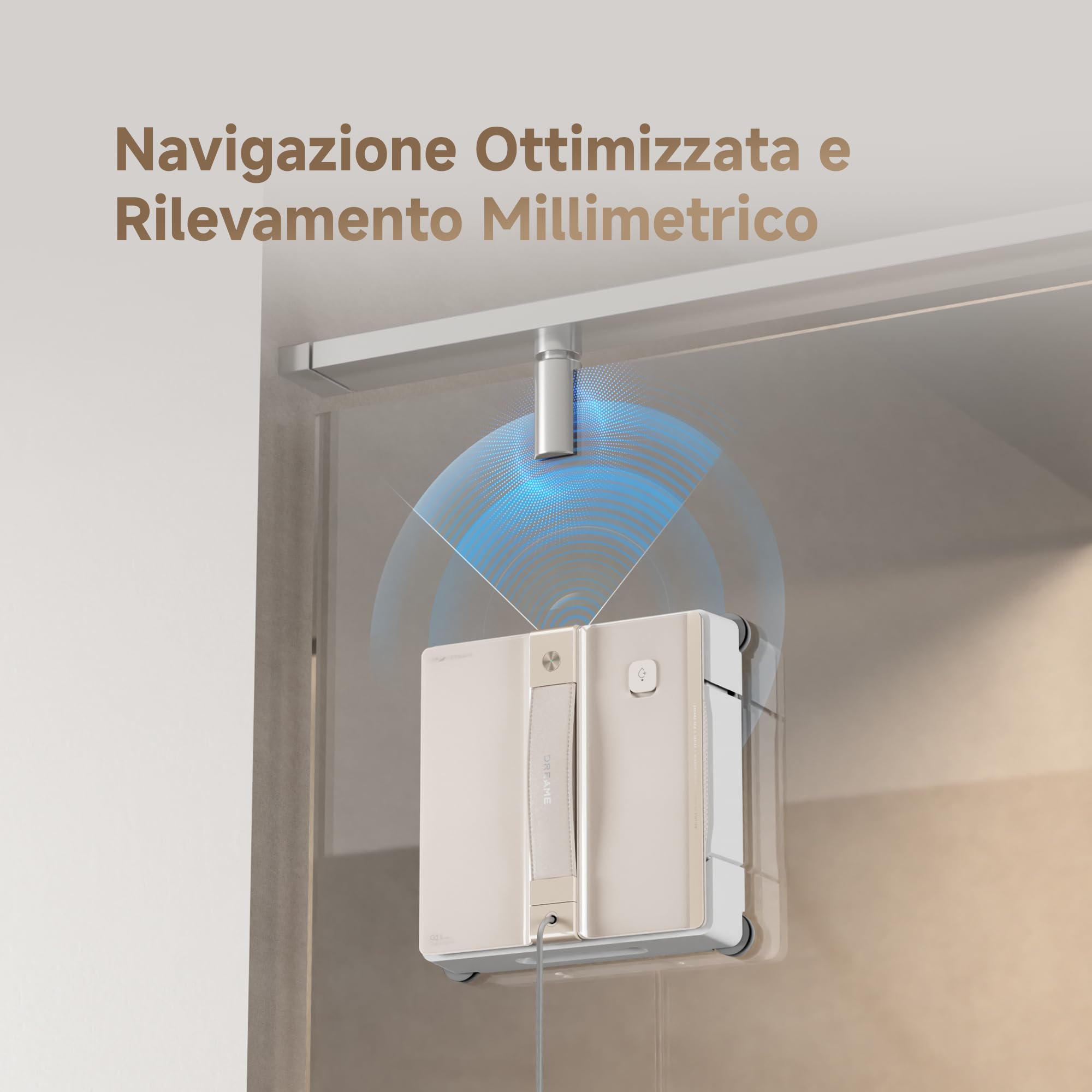 DREAME C1 Robot Lavavetri Intelligente, Aspirazione 5500Pa, Protezione Totale, Pulizia Angoli CornerClean, Doppio Spruzzo, Lavaggio Umido Profondo, Copertura Completa Superfici
