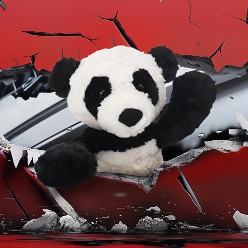 Miniatura 2 de Apricot Lamb Juguetes de peluche de oso panda de peluche, suave, perfecto para niños, panda blanco y negro