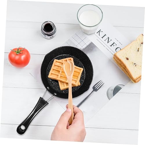 Miniatura 6 de Housoutil Sartén pequeña de hierro fundido, sartenes antiadherentes para tortilla de 5 pulgadas/4.7 in, adecuadas para estufa de gas, cocina de