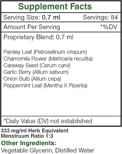 Miniatura 8 de Secrets of the Tribe - Rescate intestinal, fórmula de gas e hinchazón, mezcla de suplementos de hierbas gotas de extracto líquido sin alcohol (4