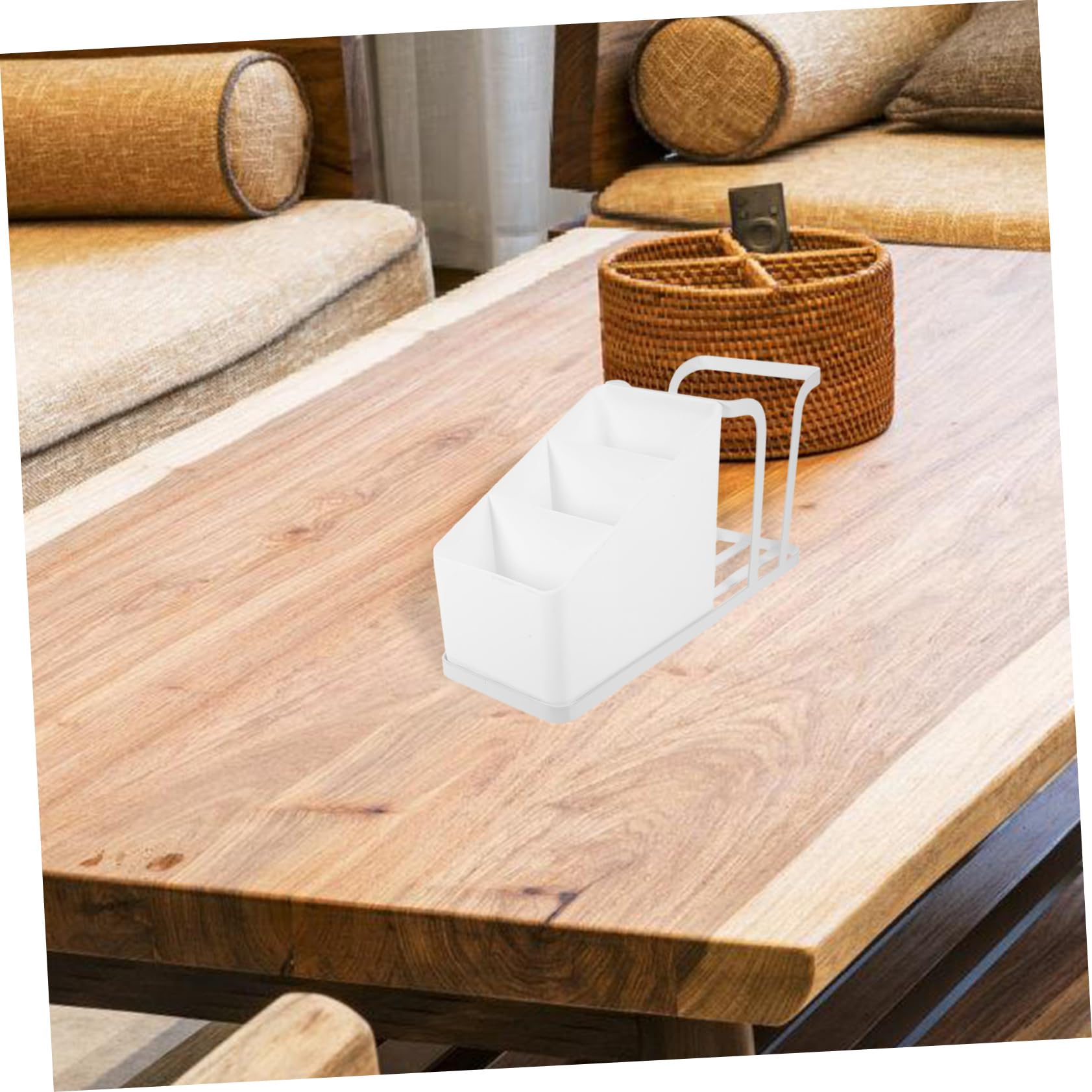 ASAKKURA Tea Bag Sugar Bag Storage Holder Desktop Straw Organizer Countertop Cup Holder Bar Organizer for Office