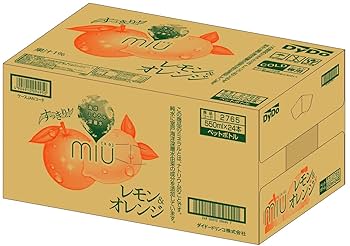 ミウレモン様購入用 Amazon.co.jp: ダイドー ミウ レモン&オレンジ 550ml×24本