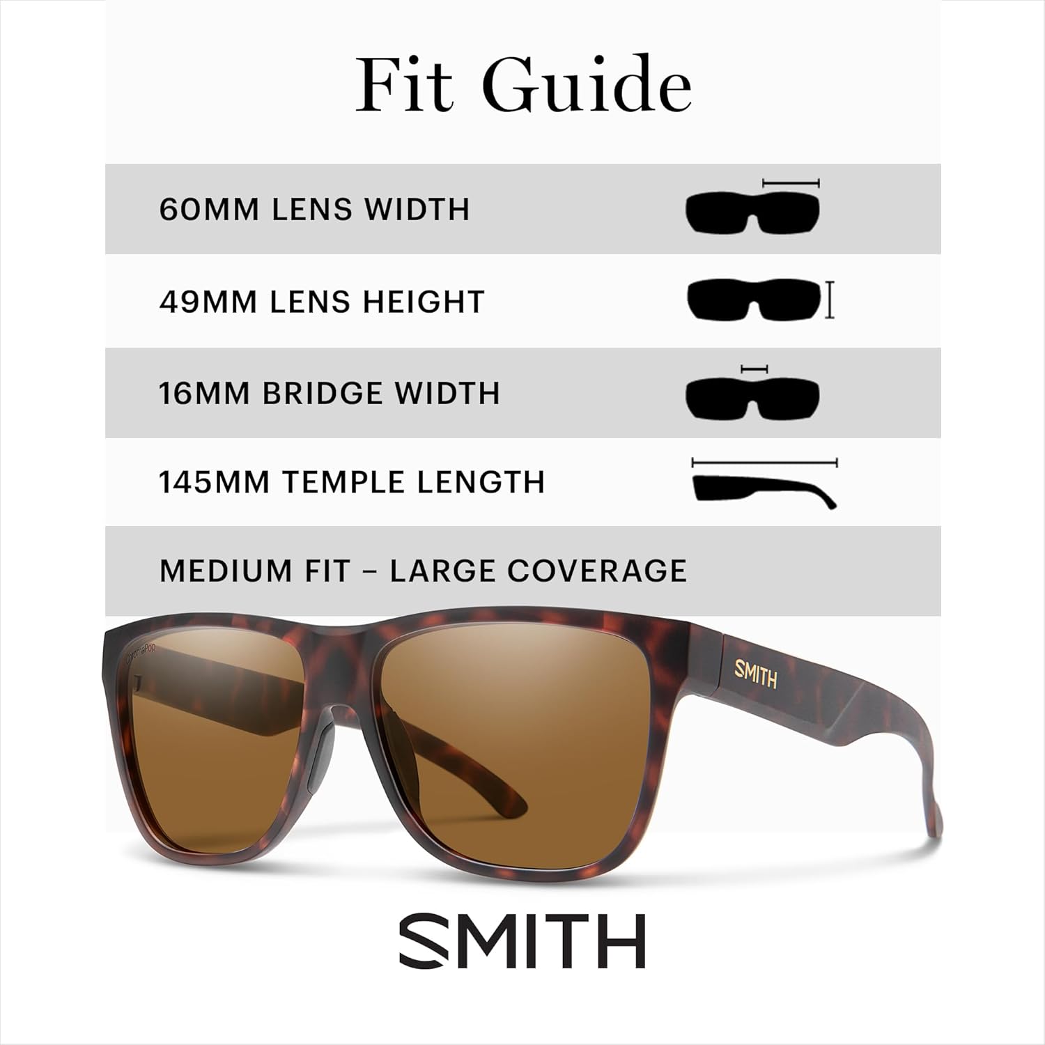 SMITH Lowdown XL 2 Sunglasses with Chromapop Lenses - Polarized Sunglasses - for Men & Women - Image 3