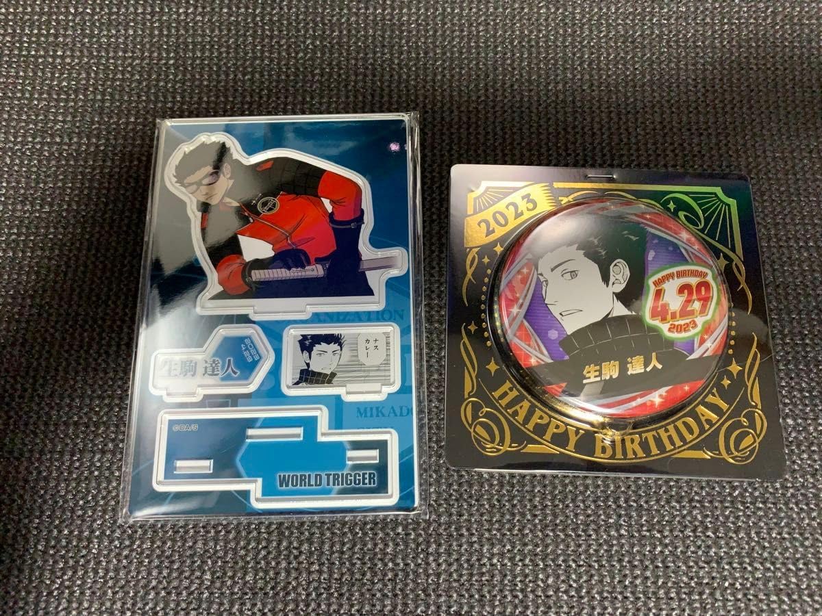 ワールドトリガー 生駒 達人 バースデージオラマ 缶バッジ
