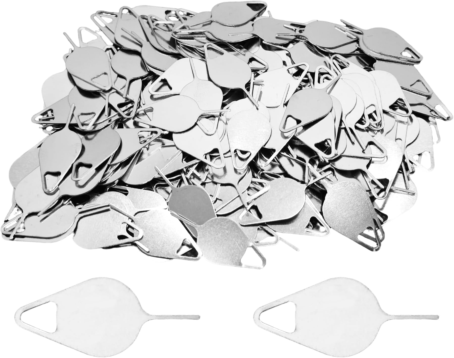 200PCS Universal Metal SIM Card Ejector Pin, Professional Tray Removal Opening Tool for Most Smartphones Tablets Mobile Devices