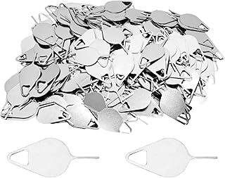 200PCS Universal Metal SIM Card Ejector Pin, Professional Tray Removal Opening Tool for Most Smartphones Tablets Mobile Devices