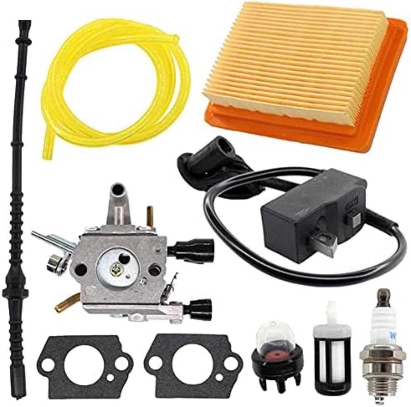 Para junta de bobina de encendido, Kit de carburador, conjunto de piezas de herramientas neumáticas, módulo de reemplazo reemplazo de bobina de encendido