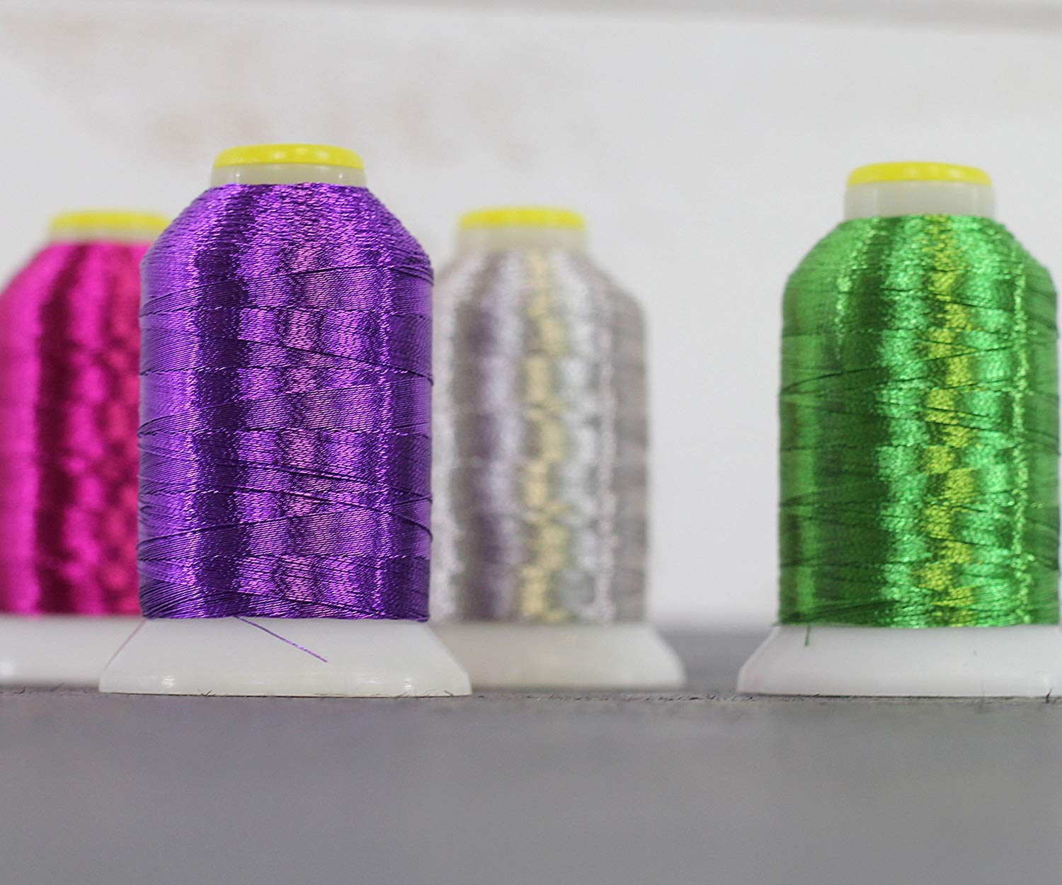 Threadart Hilo metálico – 500 m – 25 Colores