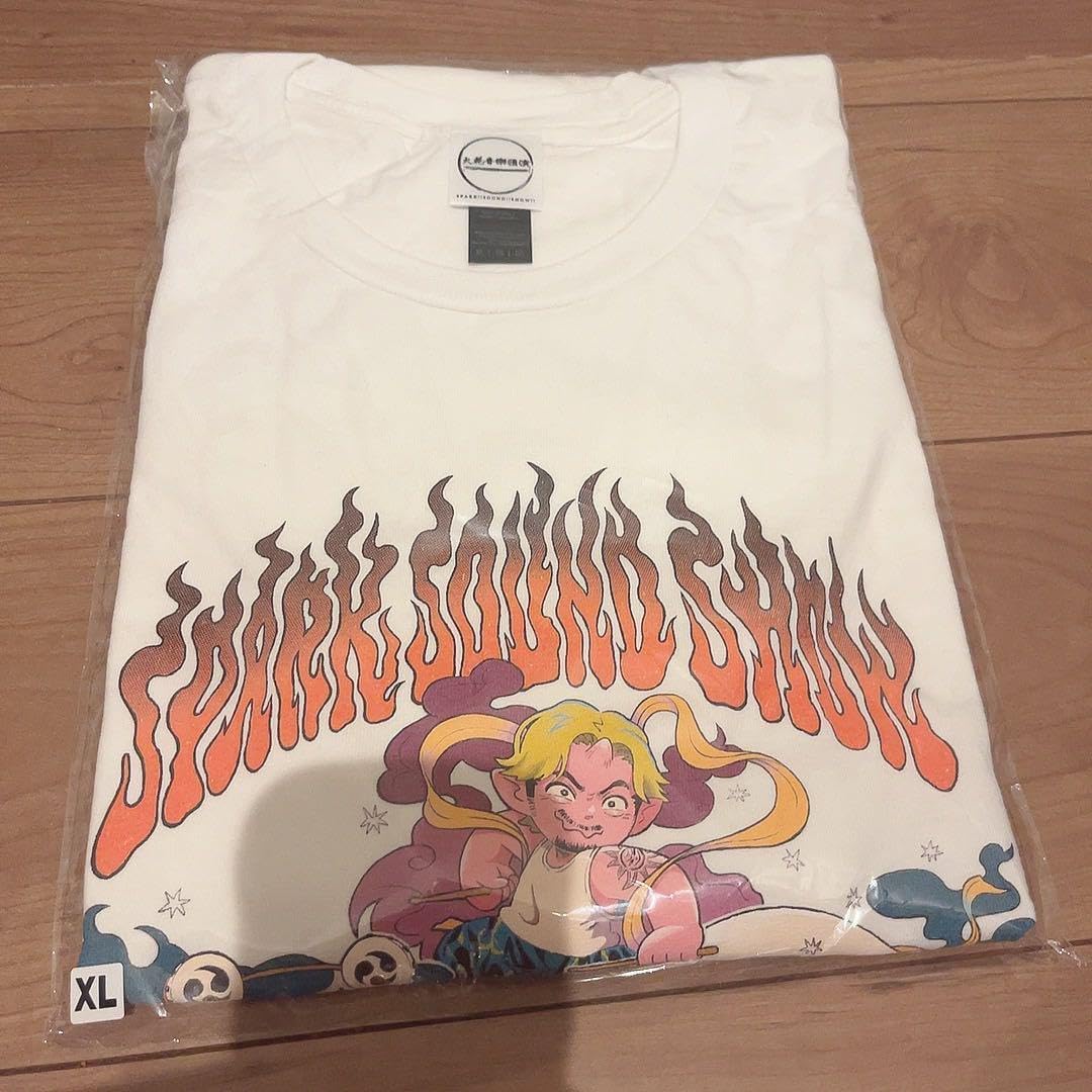 SPARK!!SOUND!!SHOW!! スサシ MAD ロンT L 水色 レア スサシ SPARK!!SOUND