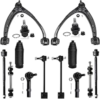 Vista 39 de Detroit Axle - Kit de suspensión frontal de 15 piezas para Jeep Grand Cherokee 99-04 1999 2000 2001 2002 2003 2004, brazos de control superior e